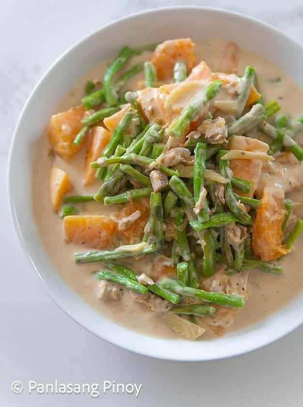 Coconut Squash Stir Fry with String Beans