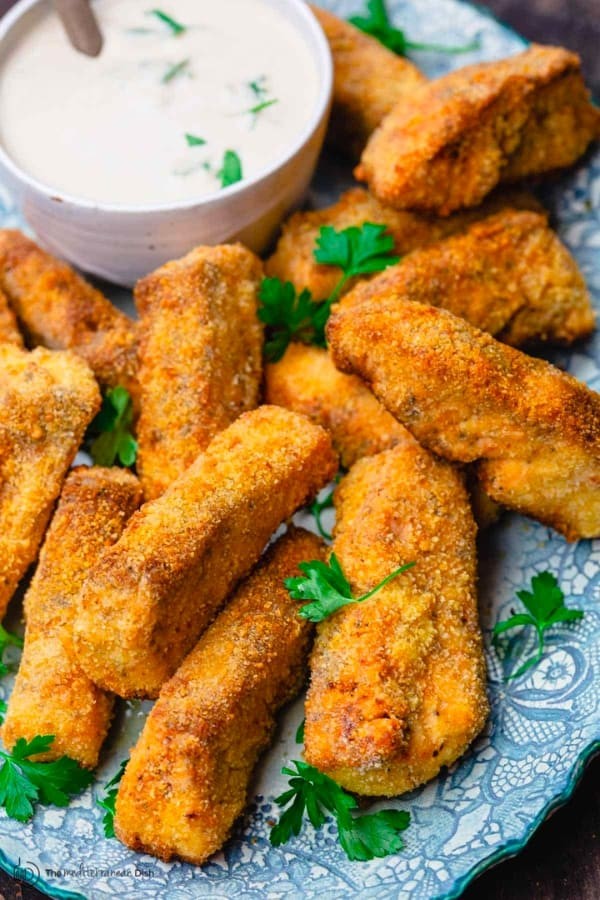 Mediterranean-Style Crispy Battered Fish