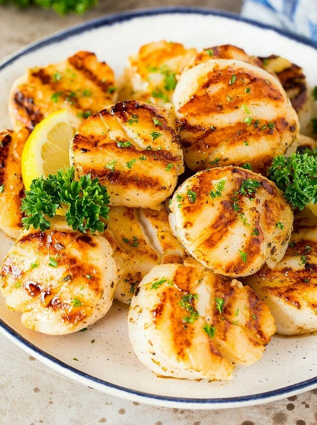 Scallops Grilled to Golden Perfection
