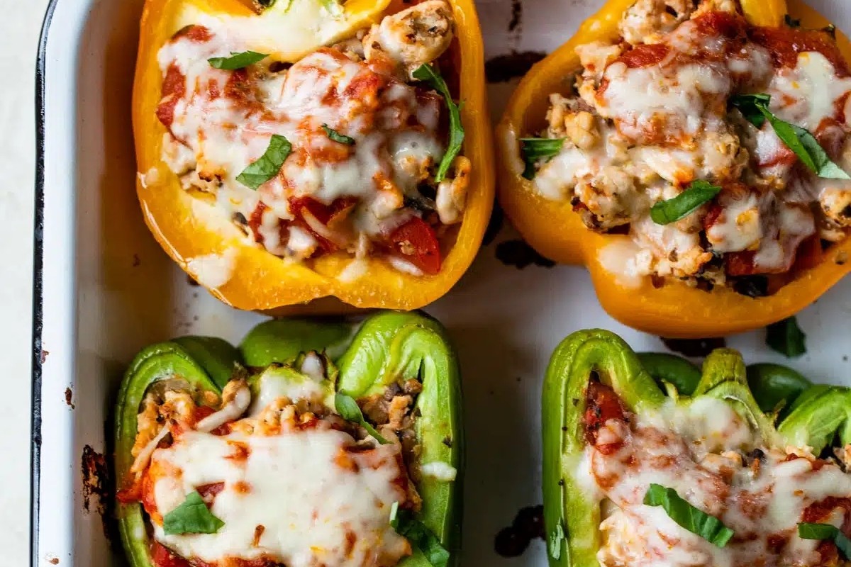 Turkey Filling Stuffed Bell Peppers