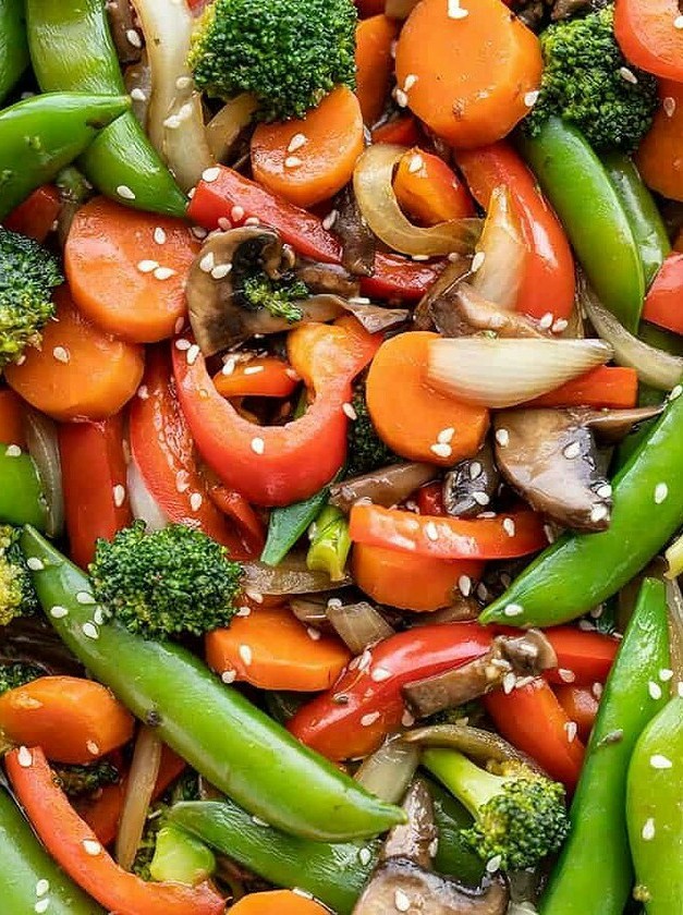 Quick Stir Fry with Any Leftover Veggies