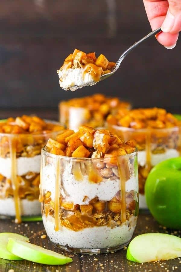 Caramel Apple Delights in Layered Bliss