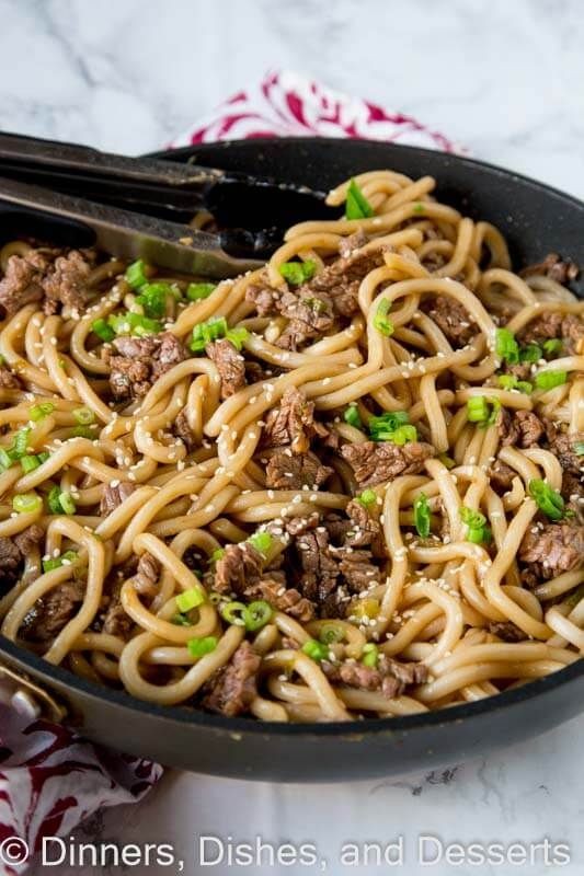 Homemade Beef Lo Mein in Minutes