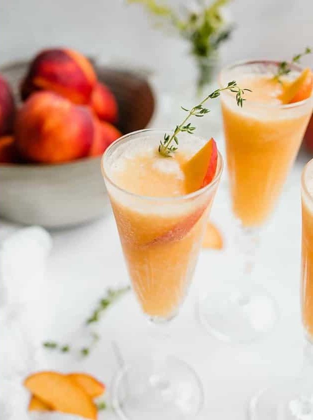 Sweet Peach Wine Slush
