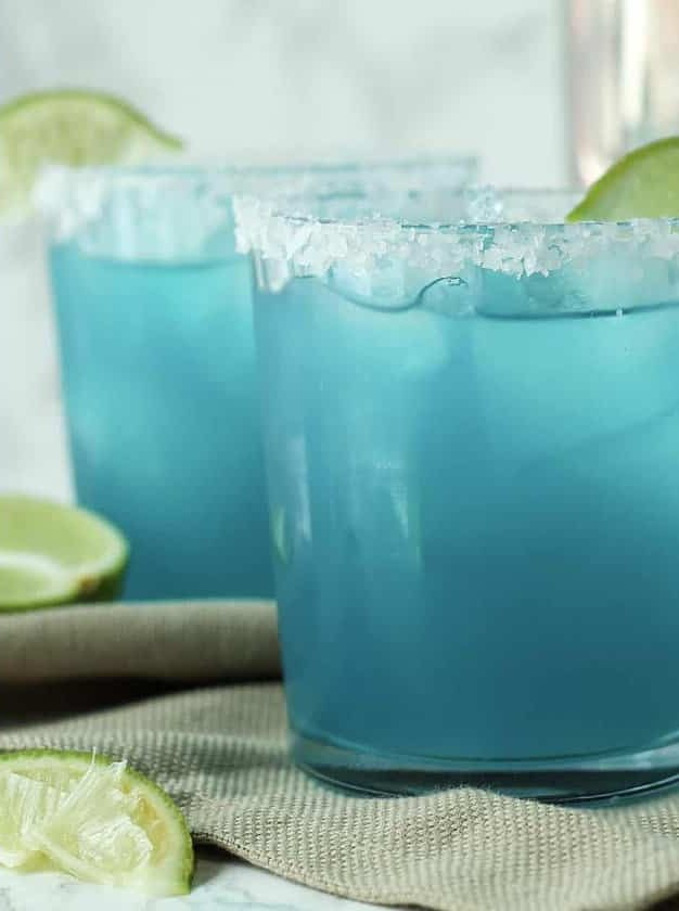 Blue Twist on Classic Orange Margaritas