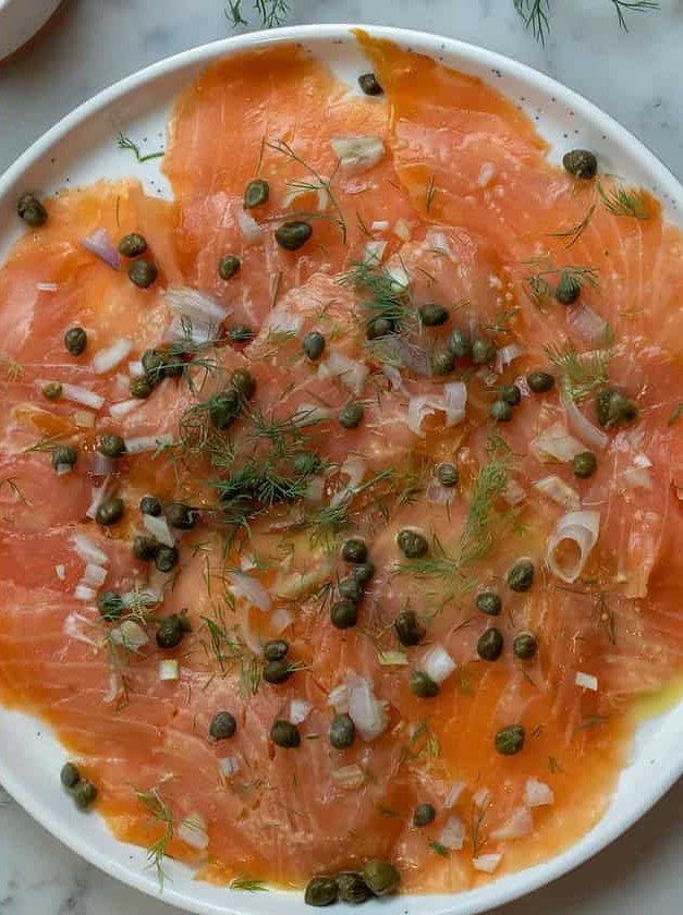 Raw Salmon Appetizers with Zesty Twist