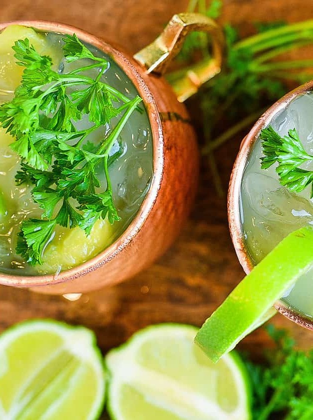 Tropical Twist on Classic Moscow Mule