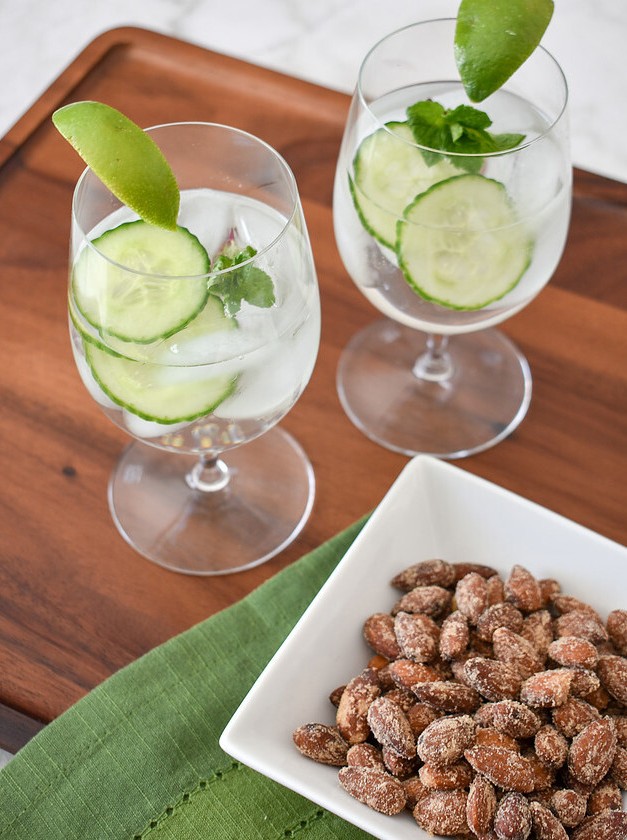 Refreshing Vodka Cooler with Cucumber & Mint