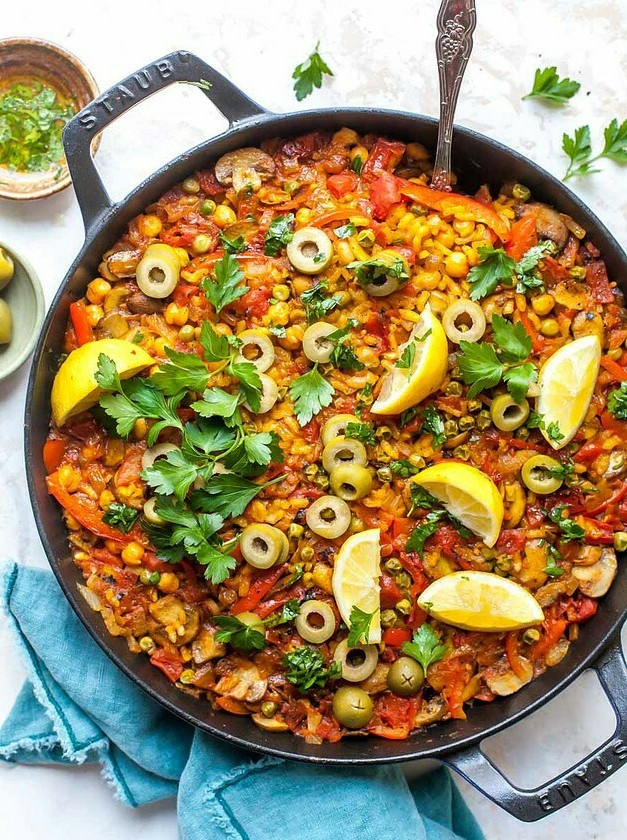 Spanish Rice Dish with Smoky Twist