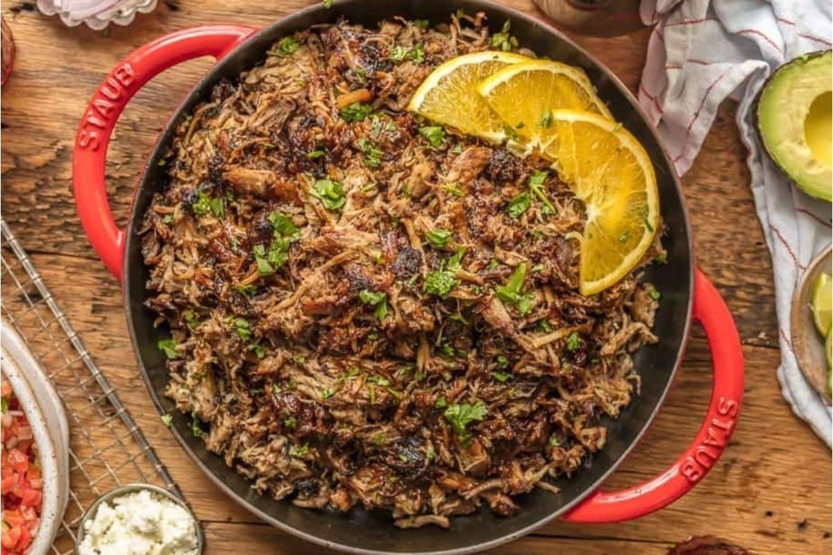 Crispy Broiled Slow Cooker Pork