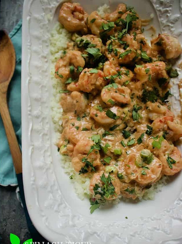 Quick Peanut Sauce Shrimp Delight