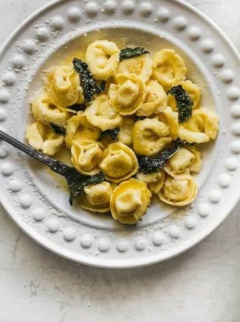 Tortellini in Cheesy Garlic Butter
