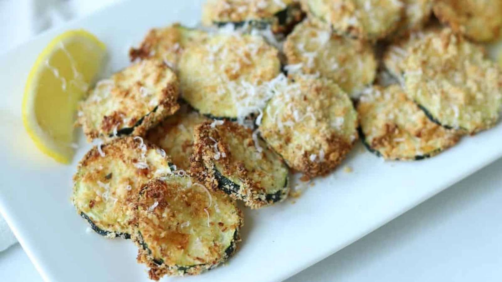 Parmesan Crusted Zucchini Air Fries