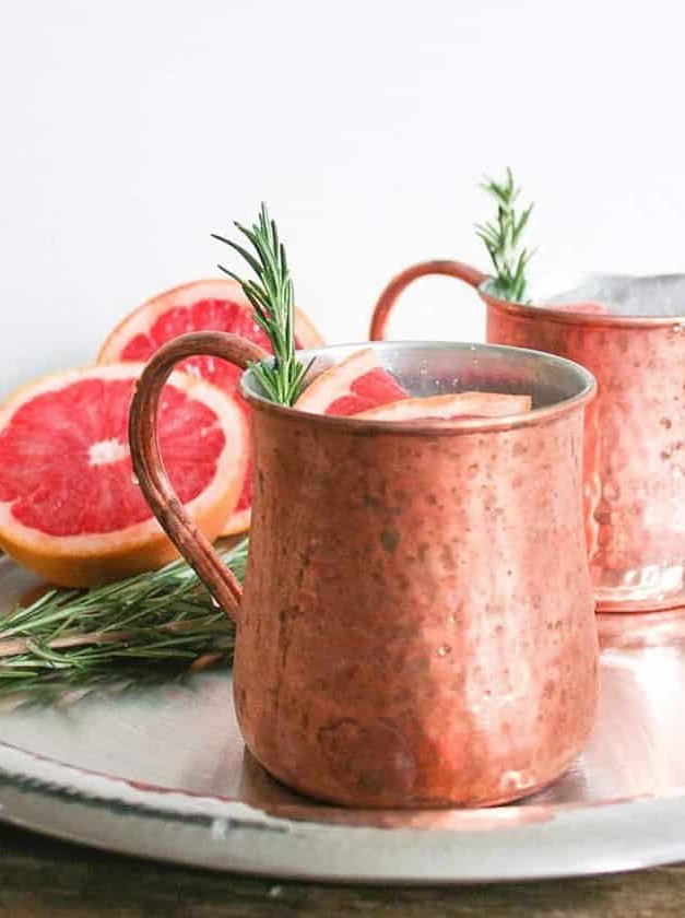 Rosemary Sparkle Grapefruit Mule