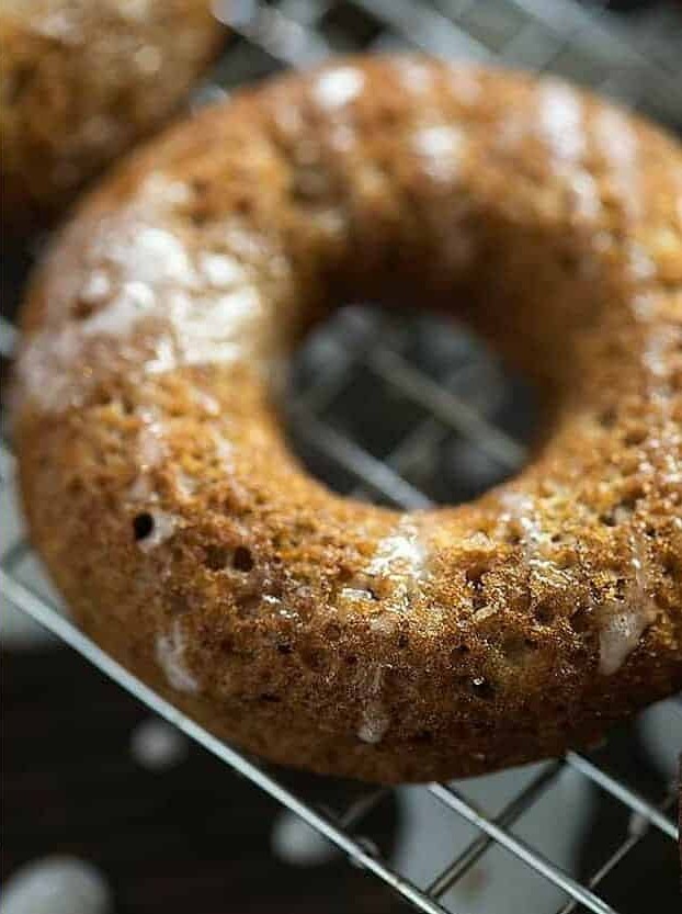 Banana Bread Baked Donut Delights