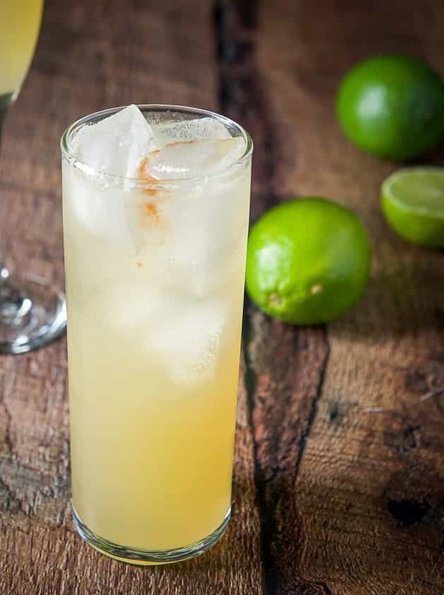 Gold Rush Sunset in a Glass