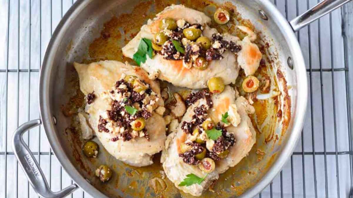 Feta-Topped Chicken Skillet Delight