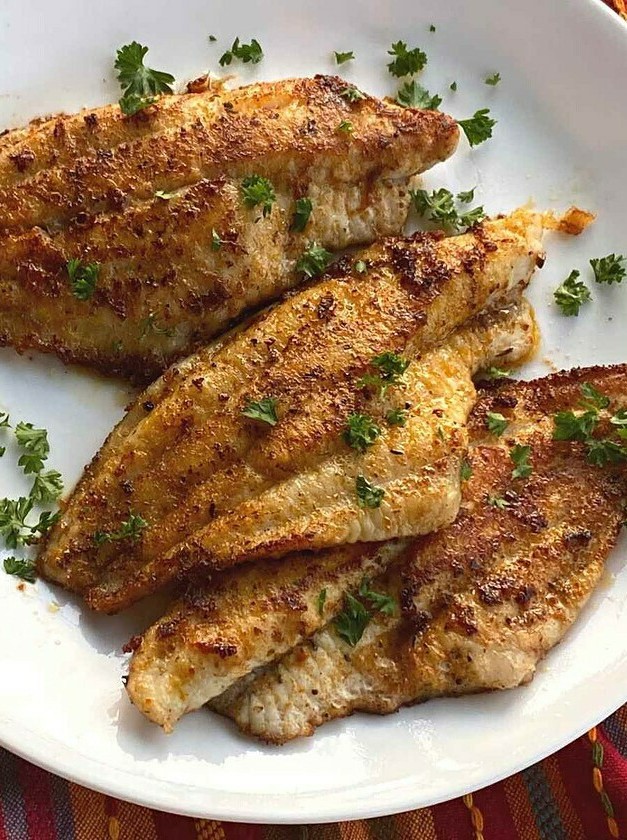 Pan-Seared Catfish in Spicy Cajun Style