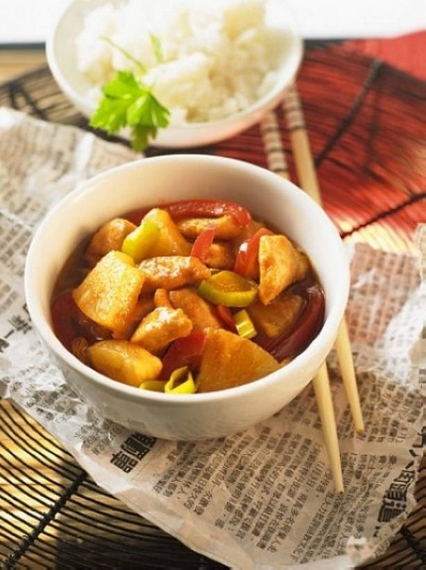 Slow Cooker Pineapple Chicken Stew Delight