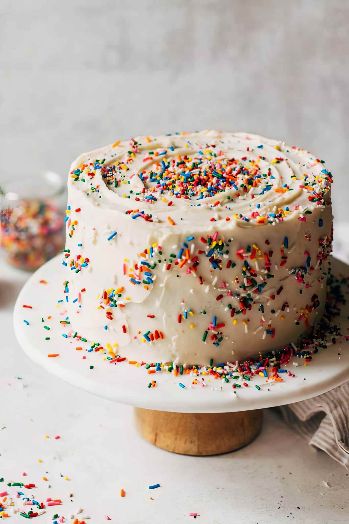 Moist Vanilla Funfetti Celebration Cake