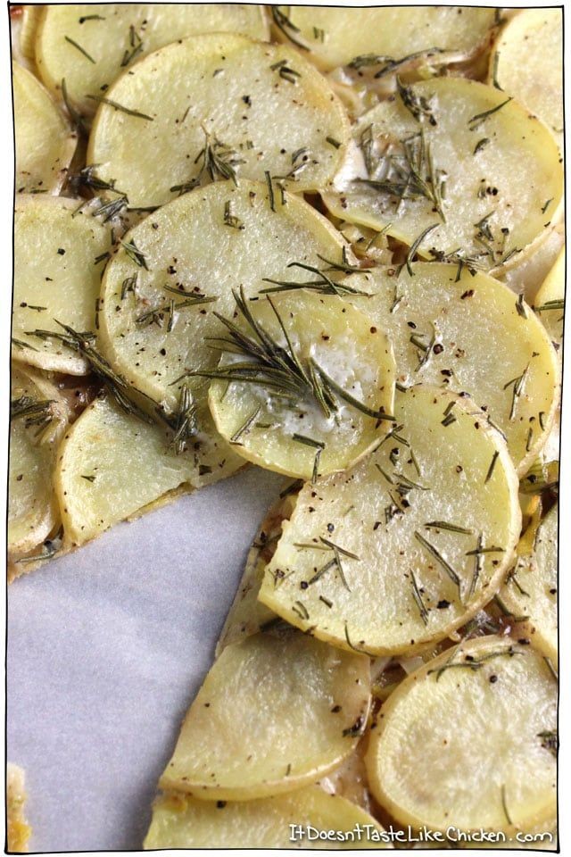 Lemon Zest Leek Salad Topping