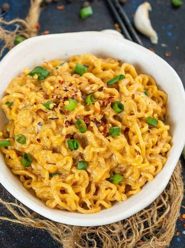Cheesy Cheese Ramen Noodles