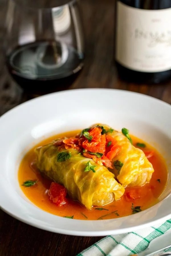 Japanese-Style Stuffed Cabbage Roll Delight