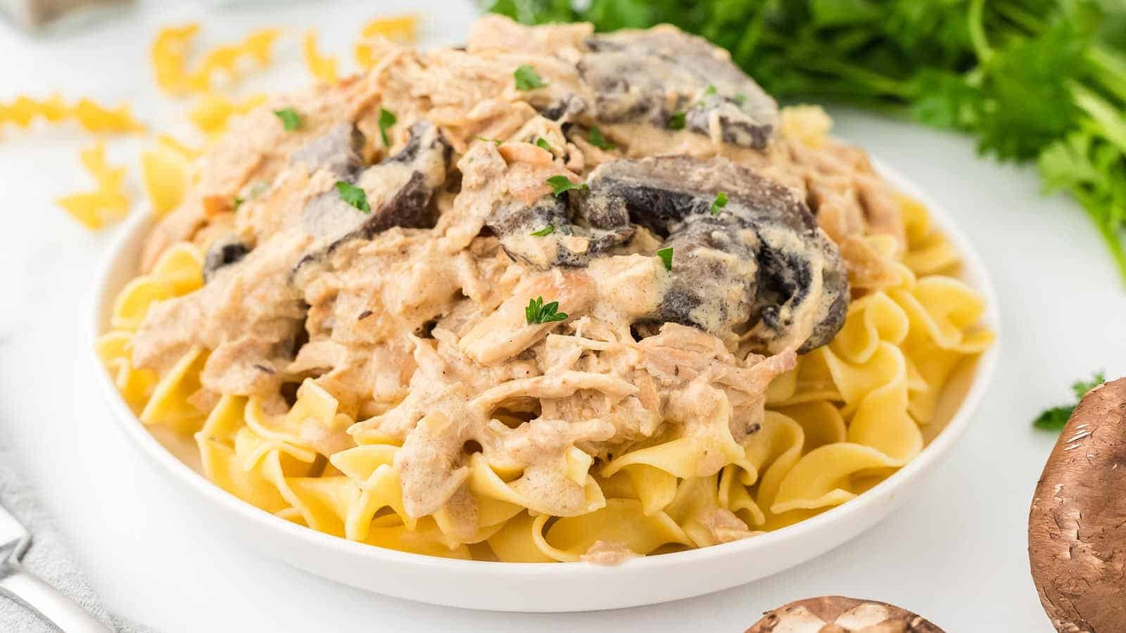 Slow Cooker Chicken Stroganoff Bliss