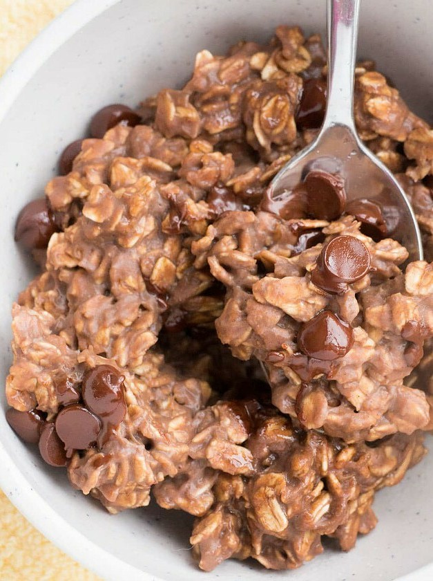 Decadent Chocolate Protein Oatmeal Bowl