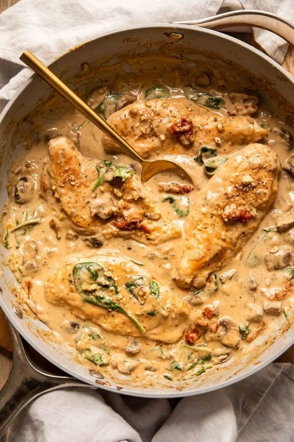 Creamy Tuscan Chicken Skillet Delight