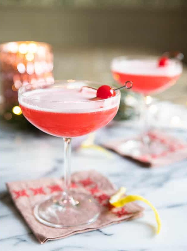 Rose-Tinted Gin Fizz