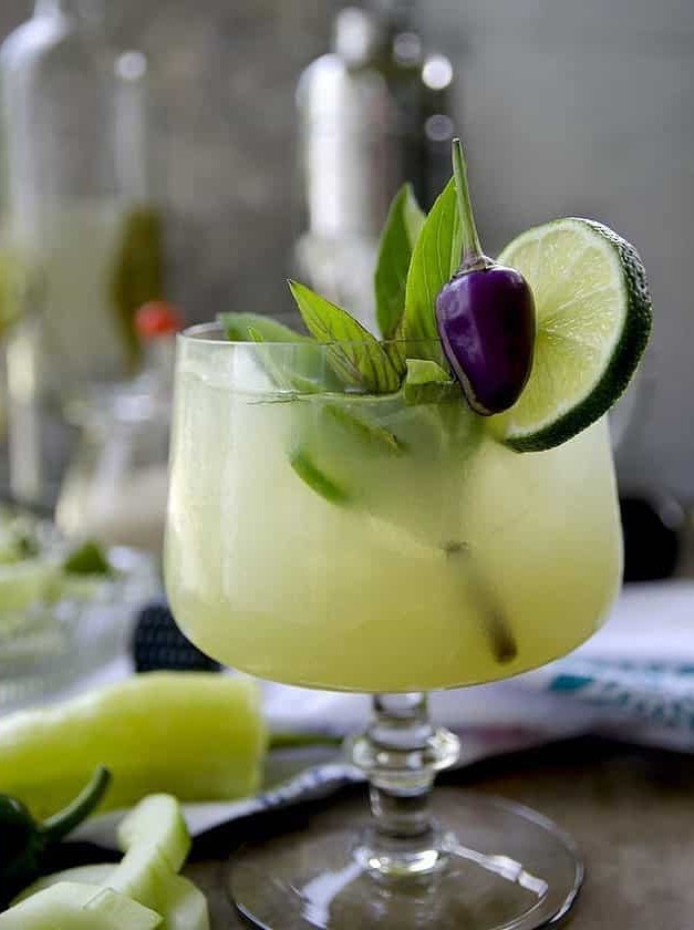 Thai Basil Bliss in Spicy Cucumber Cooler