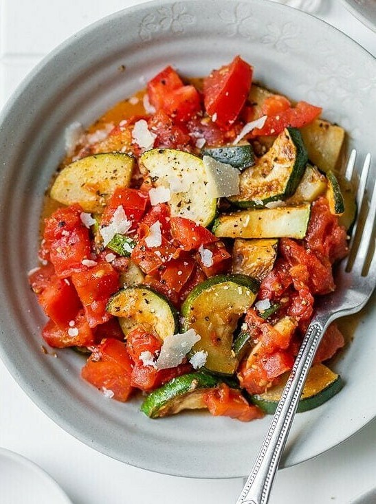 Zucchini & Tomato Summer Sauté Delight