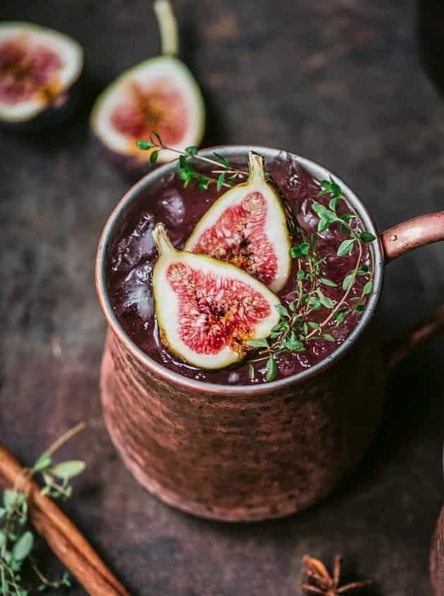 Spiced Fig Vodka Cocktail for Fall