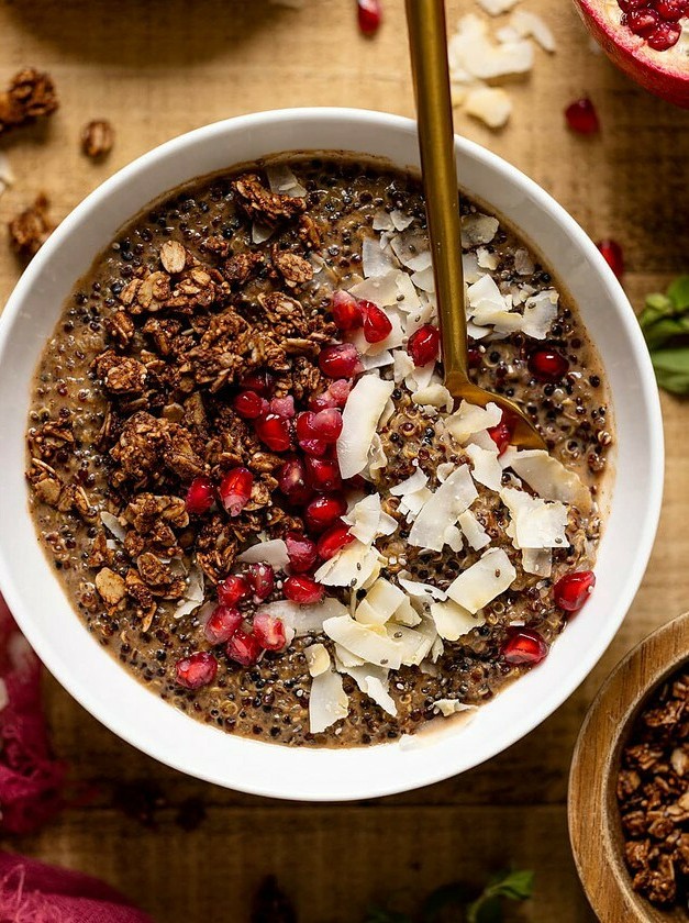 Spiced Quinoa Morning Bowl Delight