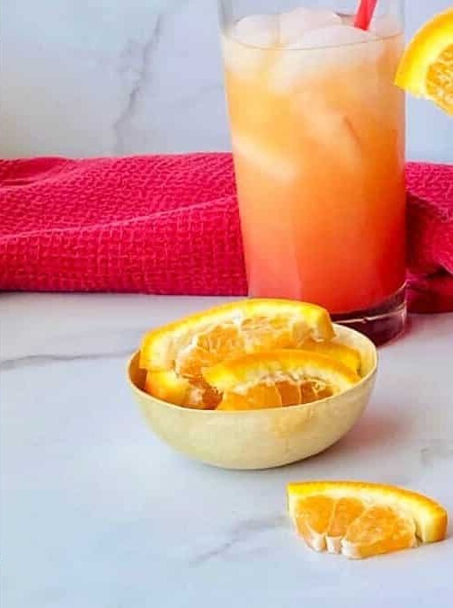 Sunrise in a Glass, Grenadine Glow