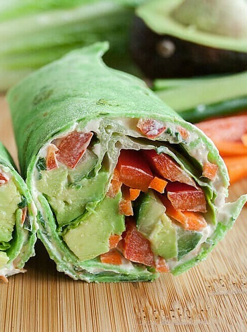 Creamy Garden Wrap Delight