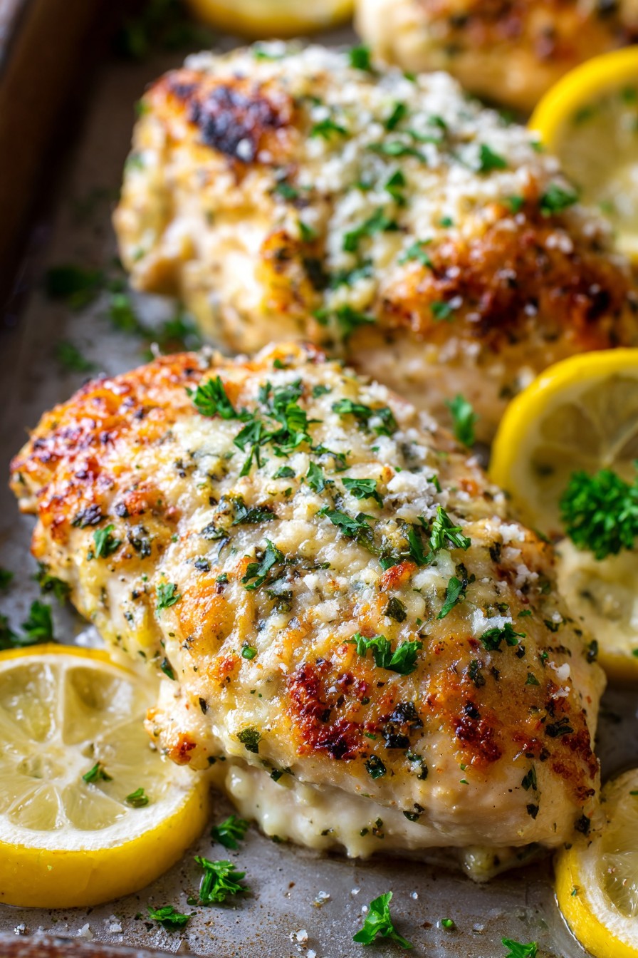 Baked Caesar Chicken Recipe