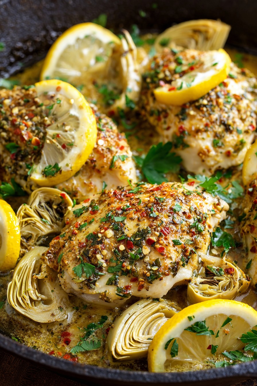 Baked Chicken Artichoke Recipe