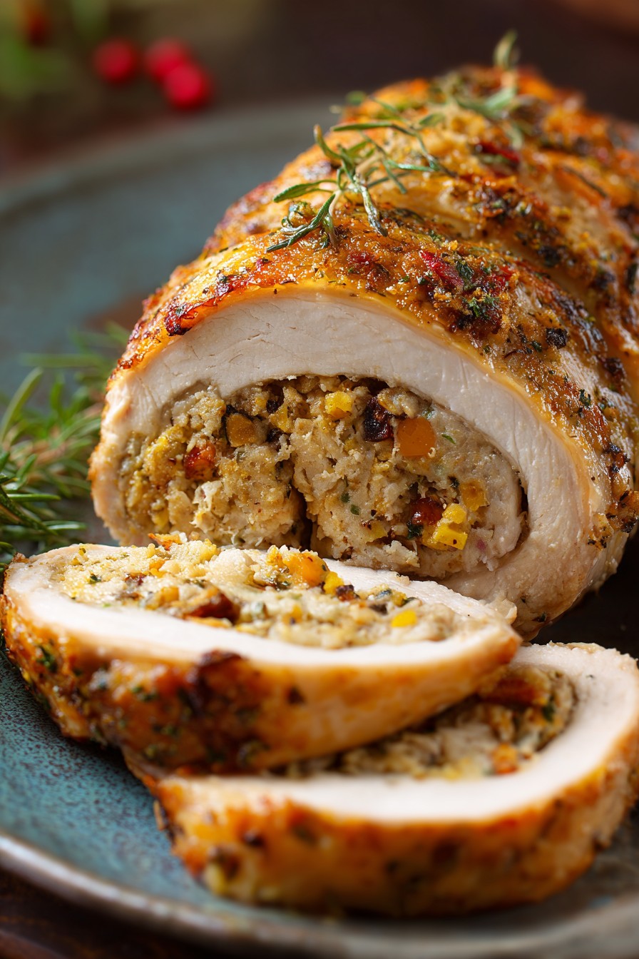Baked Chicken Breast With Stuffing Recipe