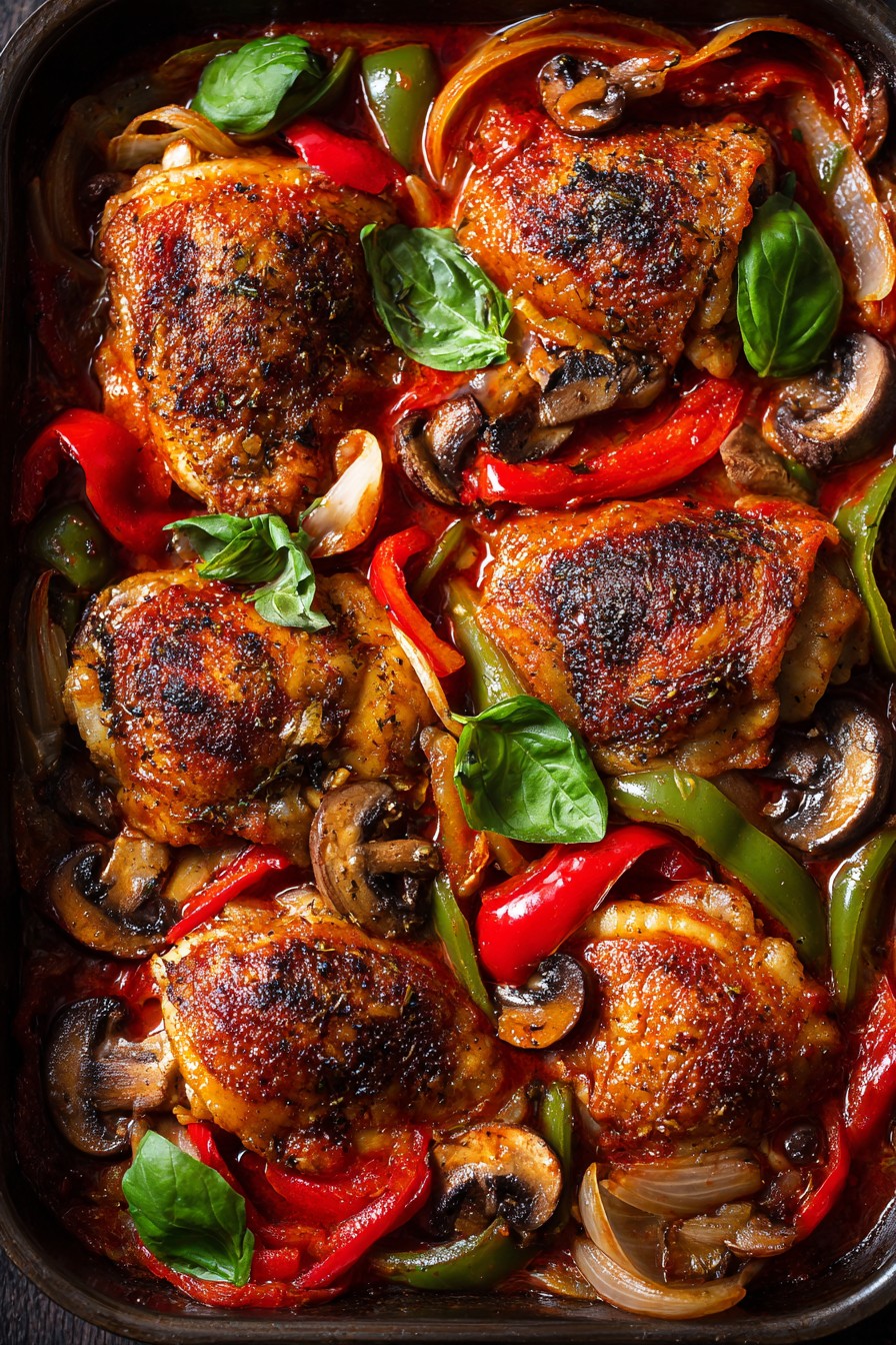 Baked Chicken Cacciatore Recipe