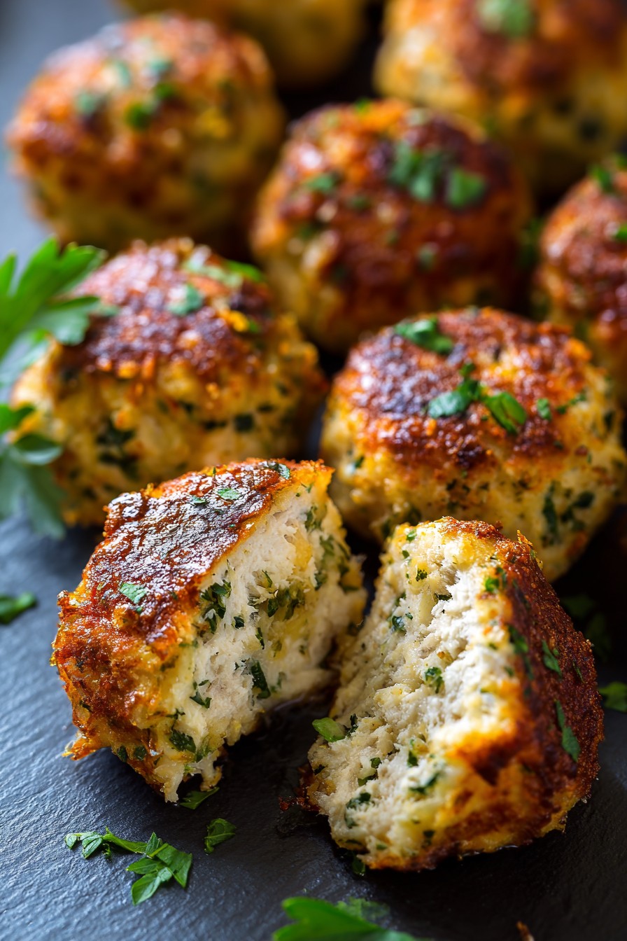 Baked Chicken Meatballs Recipe