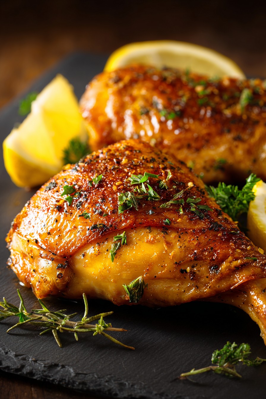 Baked Chicken Quarter Recipe