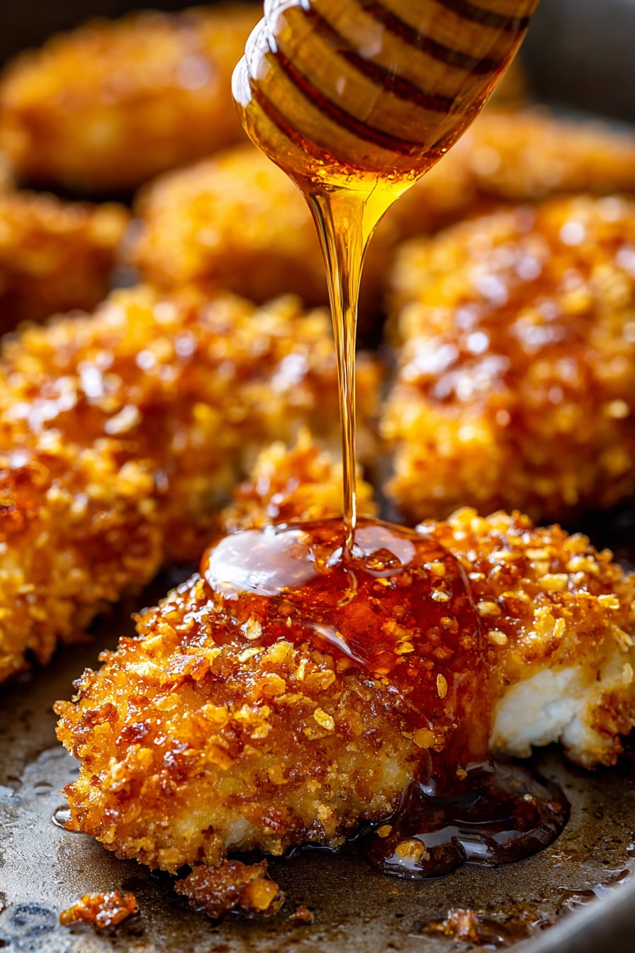 Baked Crispy Hot Honey Chicken Recipe