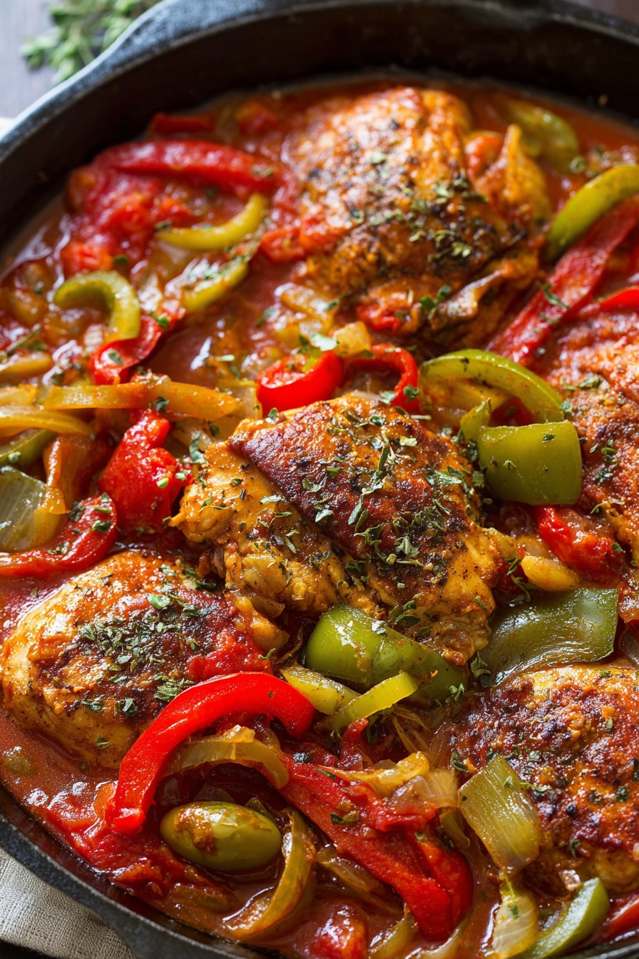Boneless Chicken Cacciatore Recipe