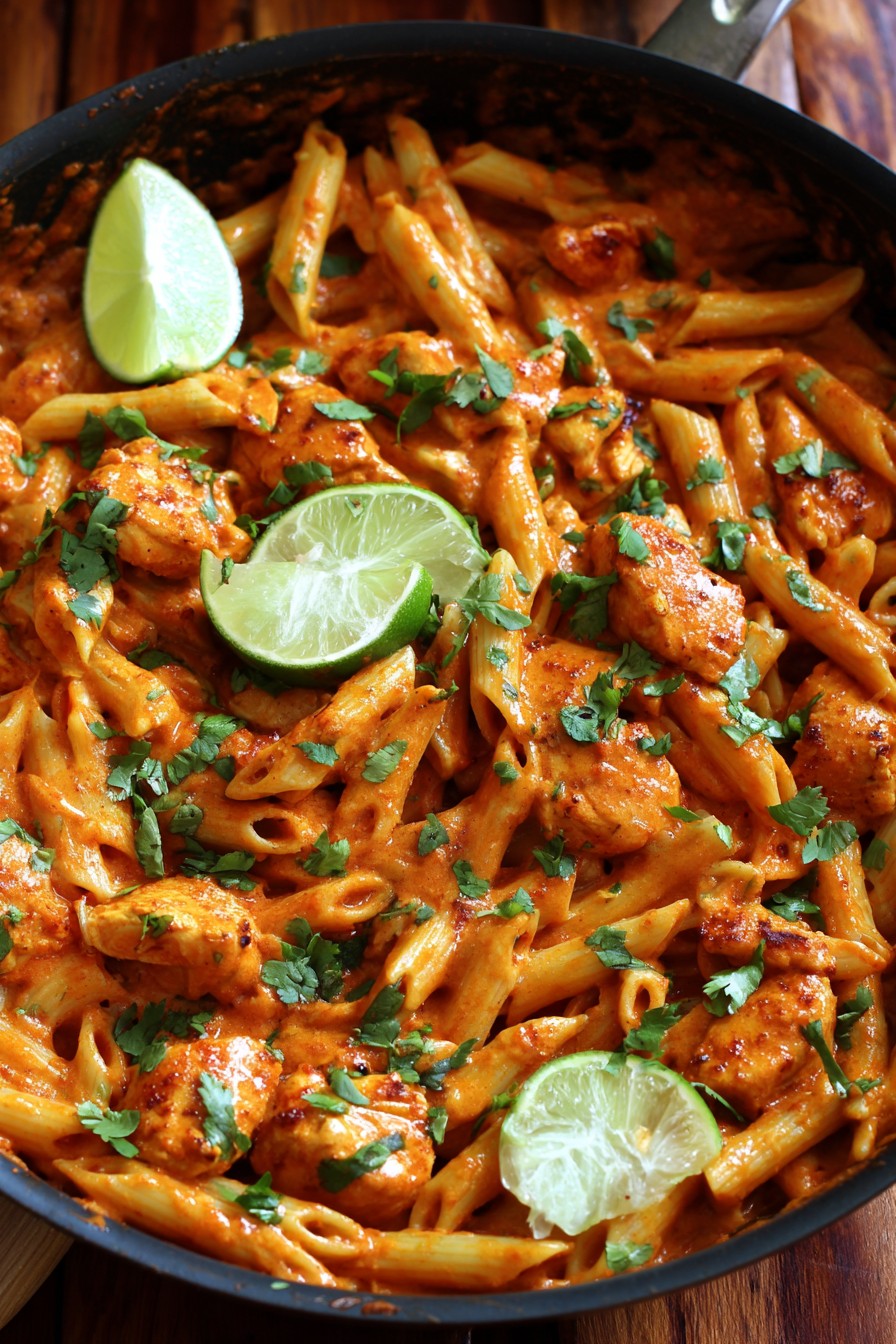 Butter Chicken Pasta Recipe