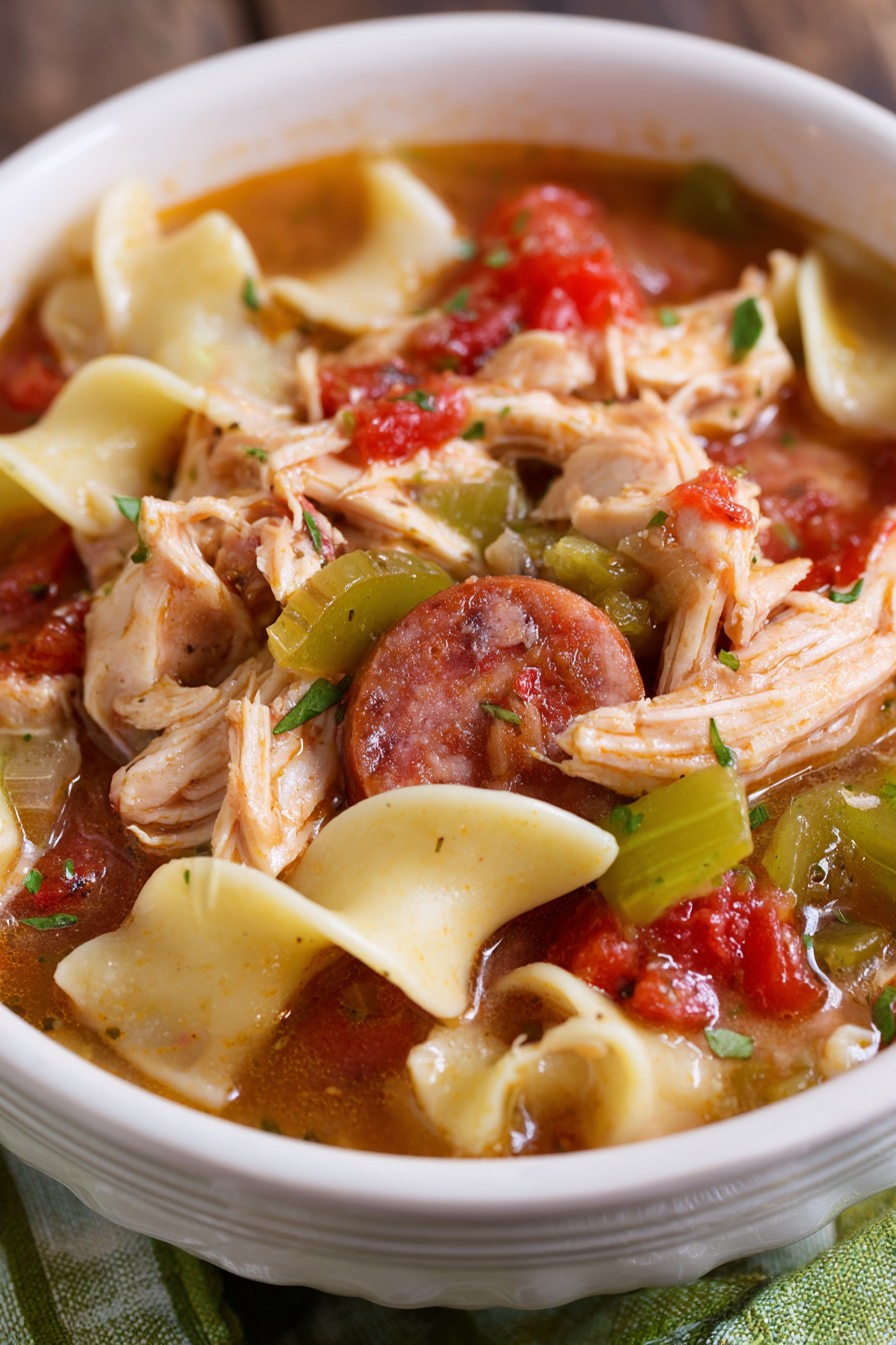 Cajun Chicken Noodle Soup Recipe