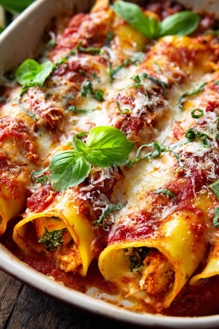 Cannelloni Pasta Recipe Chicken