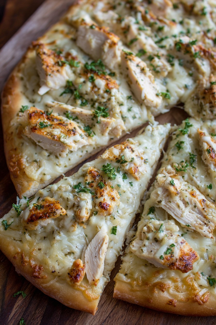 Chicken Alfredo Pizza Recipe