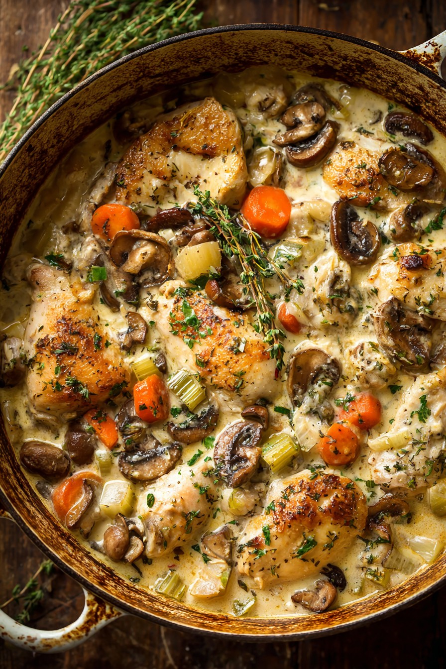 Chicken And Mushroom Soup Recipe Baked